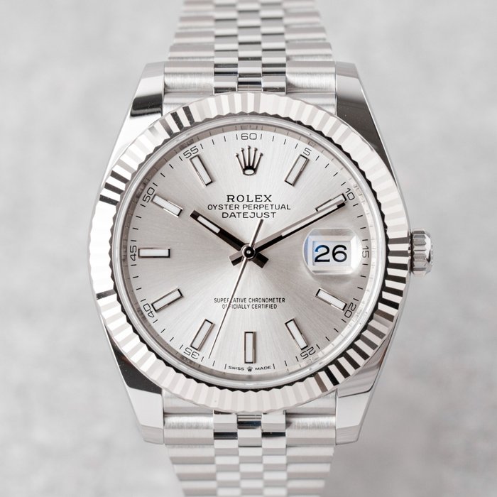 Rolex - Oyster Perpetual Datejust 41 'Silver Dial' - 126334 - Mænd - 08/2024