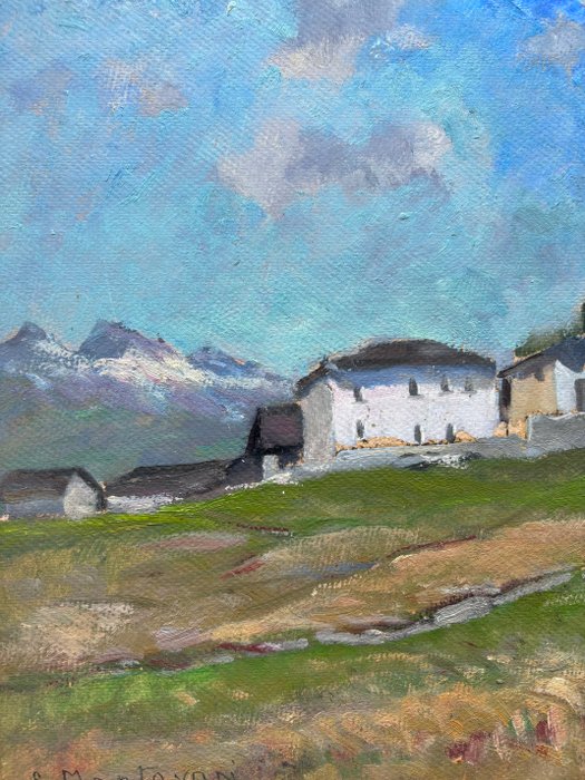 Sandro Mantovani (1897-1983) - Paesaggio montano