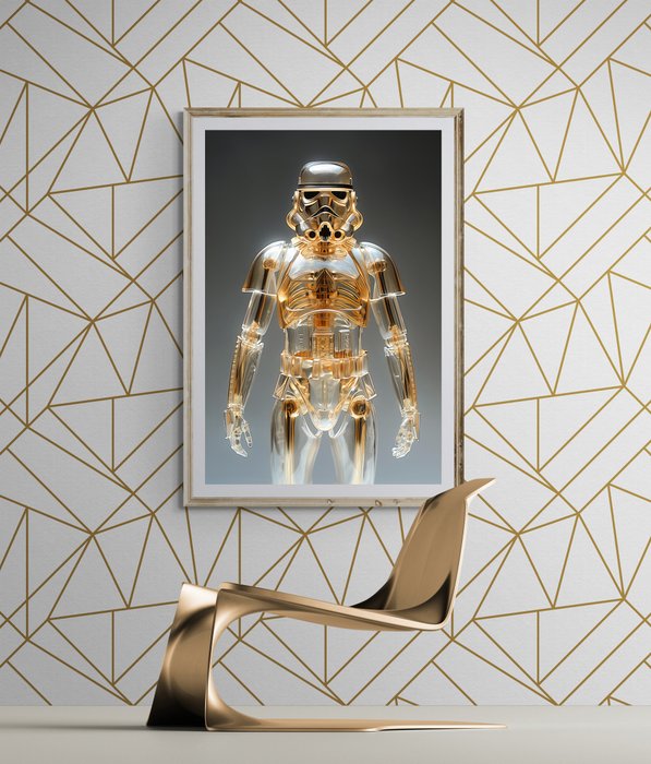 Artxlife - Gold Transparency Stormtrooper [XXL]