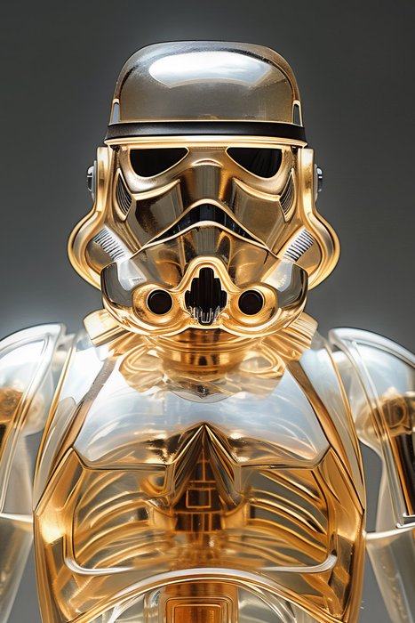 Artxlife - Gold Transparency Stormtrooper [XXL]