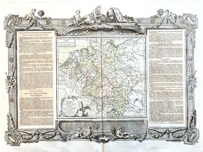 Tyskland - Tchèquie, Belgique, Pays-Bas, Slovenien, Autriche, Pologne; Louis Charles Desnos - L'Allemagne - 1761-1780