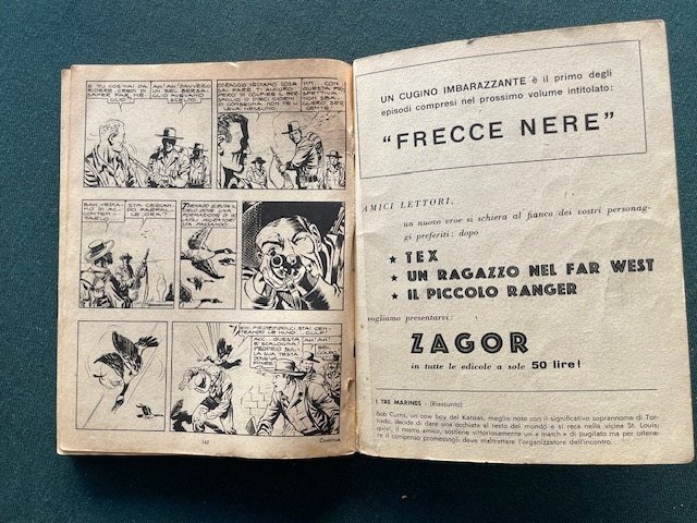 Tex aut. 487 - L'agguato n. 25 - 1 Comic - Første udgave - 1962