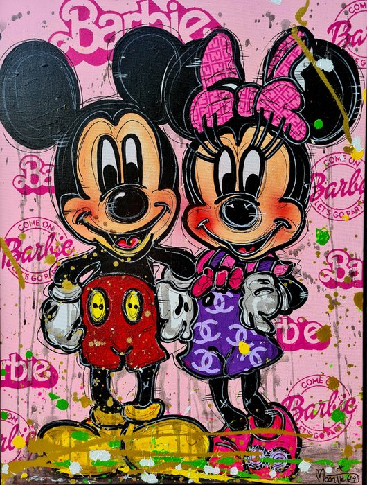 Moontje - Mickey  Minnie in the Barbie World.