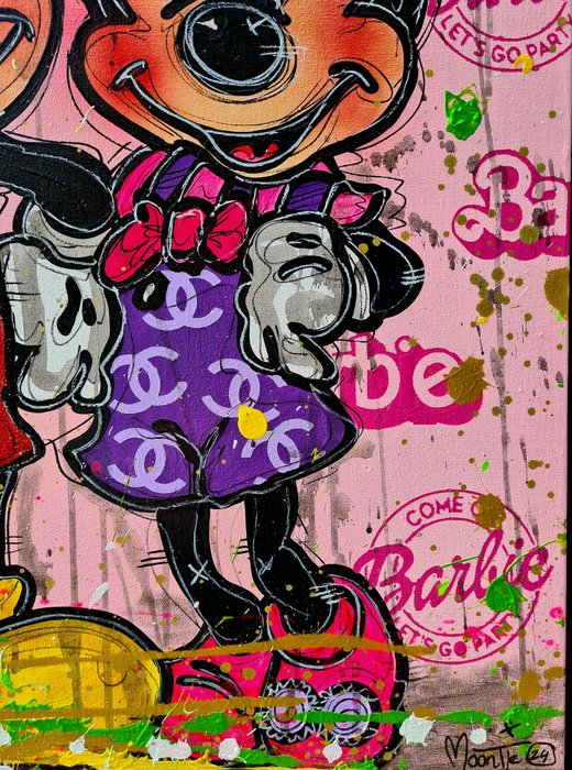 Moontje - Mickey  Minnie in the Barbie World.