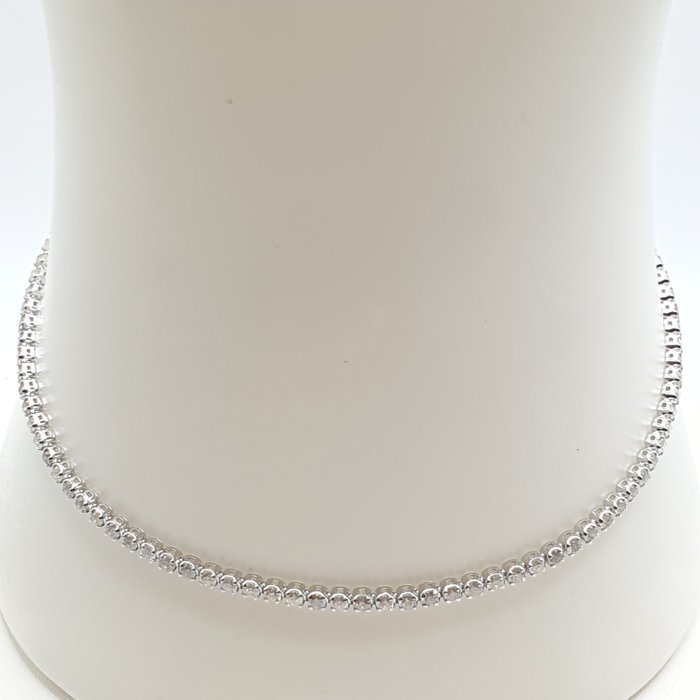 Ingen mindstepris - Armbånd - 18 kraat Hvidguld -  1.20ct. tw. Diamant (Natur)