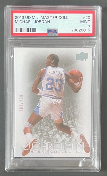 2013 Upper Deck MJ Master Collection - Michael Jordan - #20 Limited Edition 004/250 PSA 9 - 1 Graded card