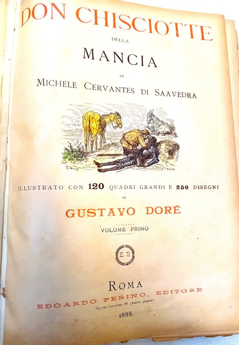 Michele Cervantes Di Saavedra - Don Chisciotte Della Mancia - 1888-1888