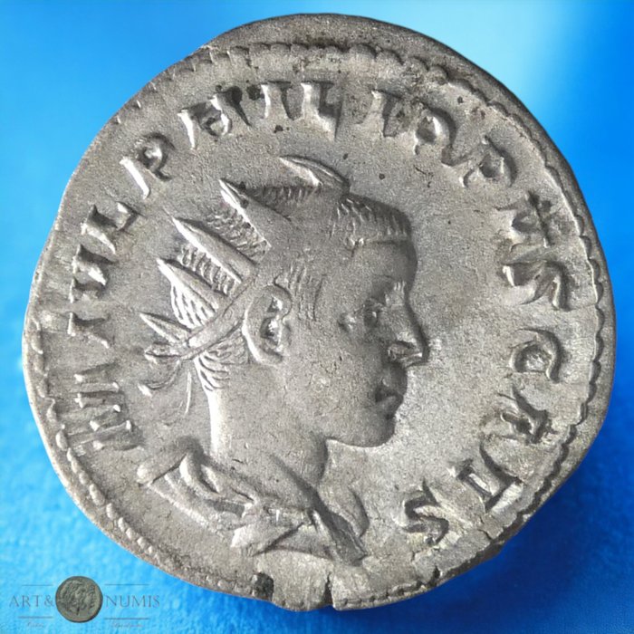 Romarriket. Philip II (AD 247-249). Antoninianus 245-246  (Ingen mindstepris)