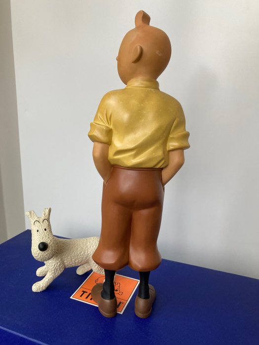 Statue, Statuette Moulinsart 45914 - Tintin et Milou debout - Collection générique - 30 cm - Harpiks - 2000