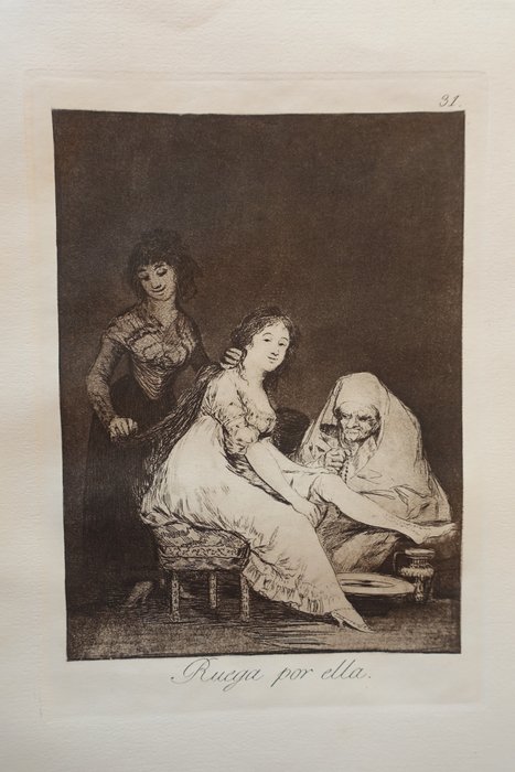 Francisco de Goya (1746-1828), after - Caprichos Blatt #31 Bien tirade estrà (Gut hochgezogen)