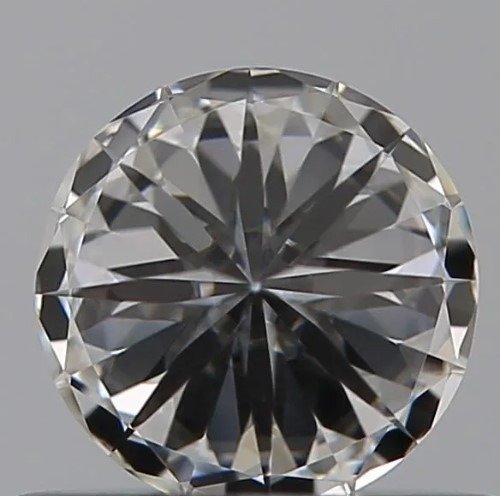 1 pcs Diamant  (Natur)  - 0.51 ct - Rund - D (farveløs) - VVS1 - Gemological Institute of America (GIA)