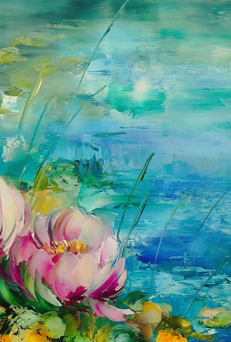 Danuta Mazurkiewicz (XX) - Water lilies