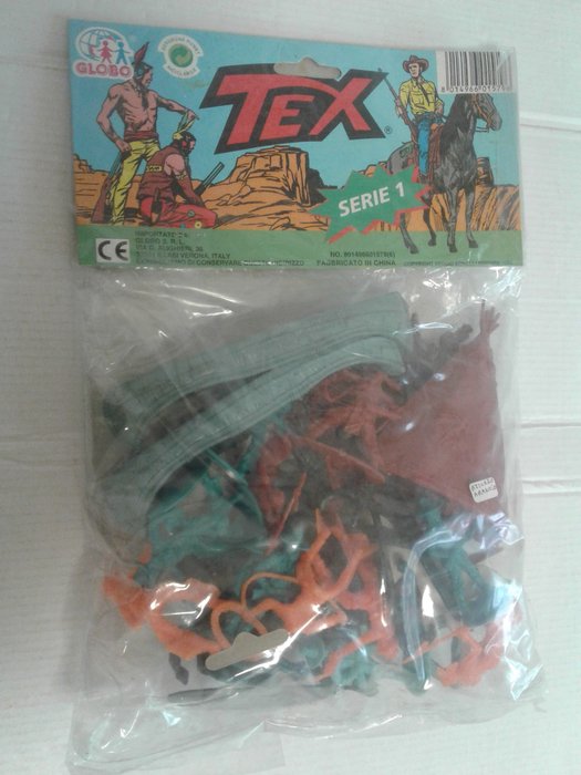 Tex Soldatini in busta serie 1 -gadget sull'eroe del west - mai aperti - 2 Comic Merchandise