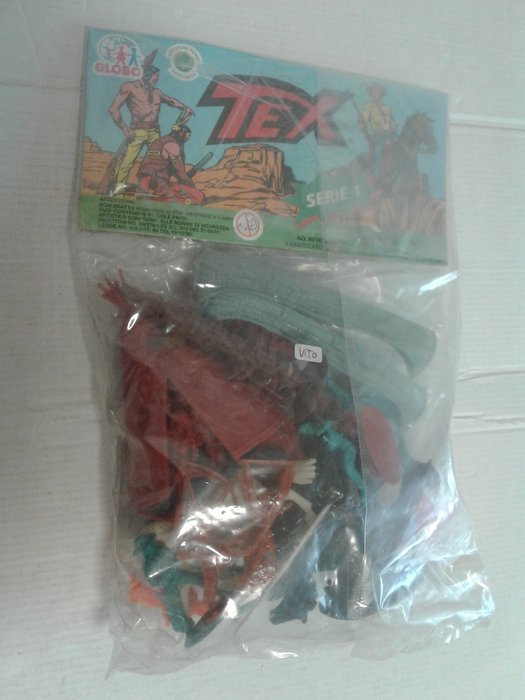 Tex Soldatini in busta serie 1 -gadget sull'eroe del west - mai aperti - 2 Comic Merchandise