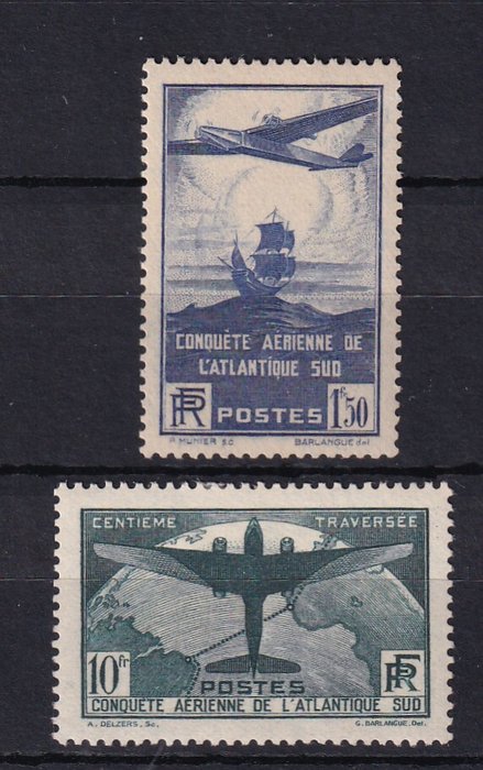 Frankrig 1936 - komplet serie - Yvert n°320/321