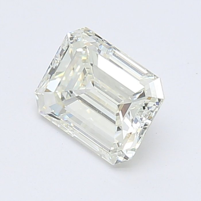 1 pcs Diamant  (Natur)  - 1.08 ct - Smaragd - I - VS1 - Gemological Institute of America (GIA)