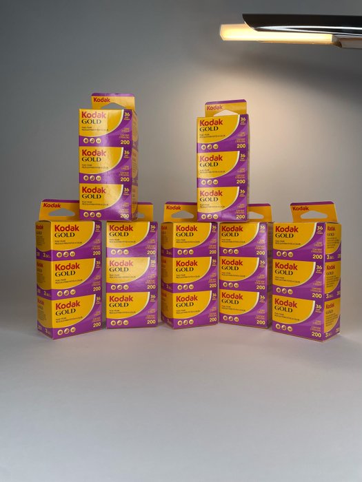 Kodak 7 Package with 3 GOLD ISO 200 color negative [21 Films] Ubrugt film