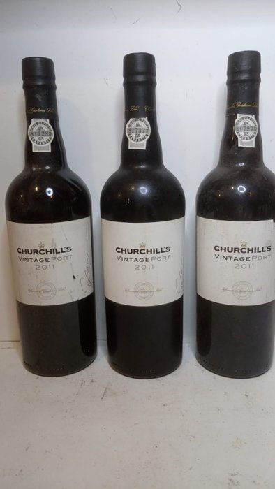 2011 Churchill's - Douro Vintage Port - 3 Flasker (075 L)