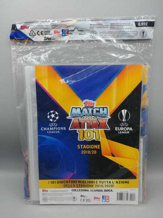 2019/20 Topps Match Attax 101 - 200 sealed packs + 2 starter packs - 1 Mixed collection - Næsten så god som ny (NM)