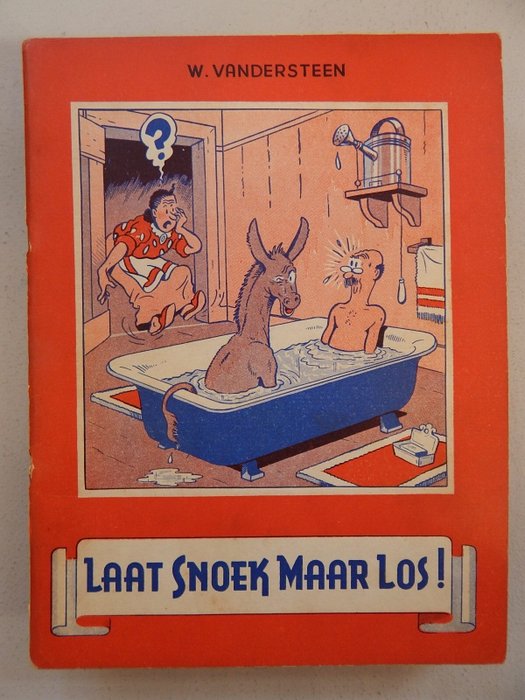 De Familie Snoek 4 - Vlaamse 1e reeks - Laat Snoek maar los! - 1 x antikvarisk album - Første udgave - 1949