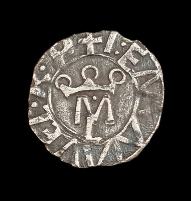 Portugal. D. Manuel I (1495-1521). Cinquinho (5 Reais) - MⅬ - Lisboa - R:P:/R:P: - Rara