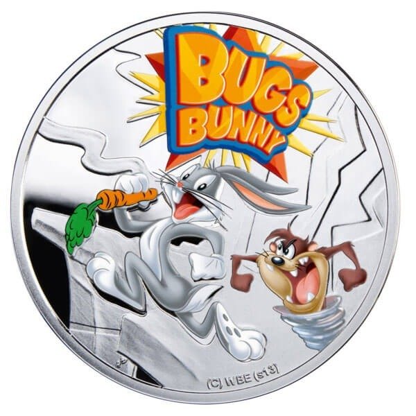 Niue 1 Dollar 2013 Bugs Bunny Cartoon Characters Proof  (Ingen mindstepris)