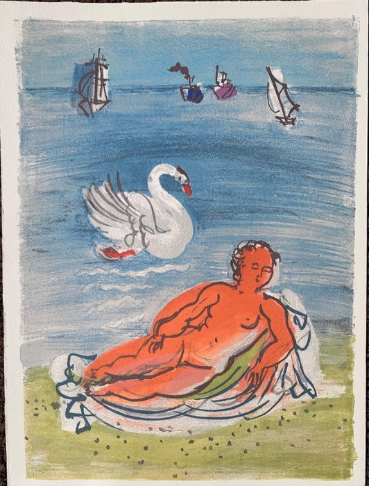 Raoul Dufy (1877-1953) - Leda et le cygne