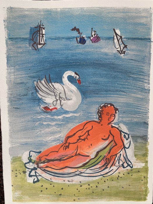 Raoul Dufy (1877-1953) - Leda et le cygne