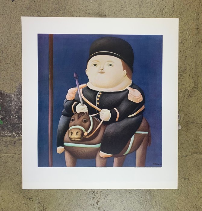 Fernando Botero (after) - St. Georg - 1970‹erne