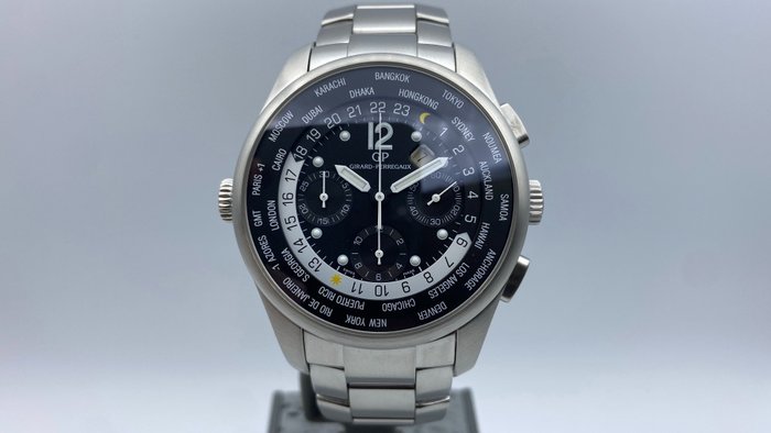 Girard-Perregaux - Worldtimer GMT - 49805-11-650-11A - Mænd - 2013