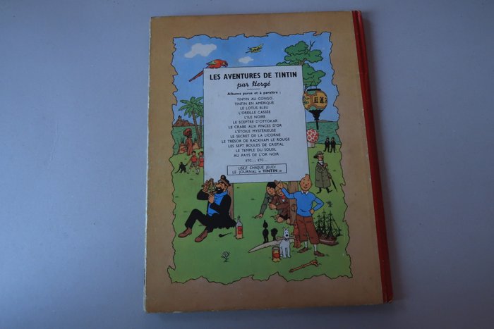 Tintin T2 - Tintin au Congo (B4) - C - 1 Album - Genoptryk - 1950