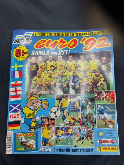 Panini - Euro 92 Sweden - Swedish Edition - 1 Empty Album