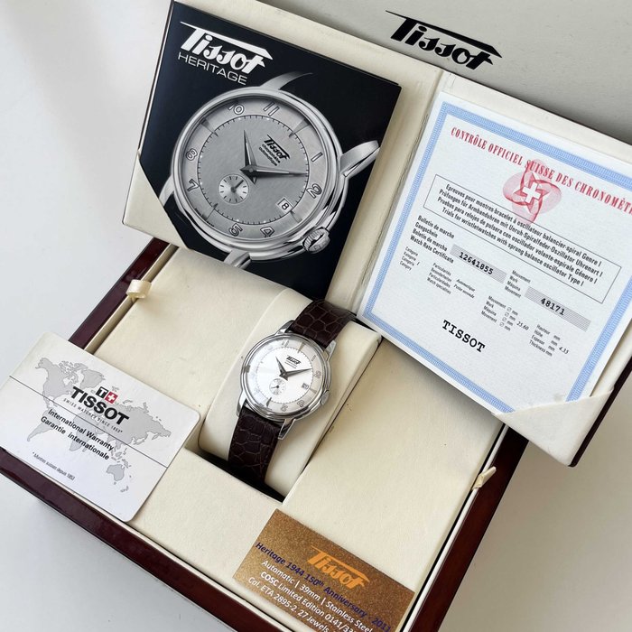 Tissot - Heritage 1944 COSC 27 Jewels - Limited Edition 0141/3333 - Mænd - 2011