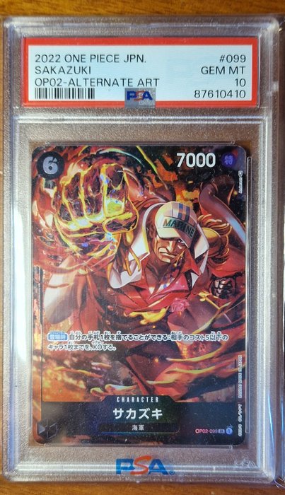 One Piece - 5 Graded card - One Piece - Kuzan, Sakazuki, Borsalino, Aramaki, Issho - PSA 10