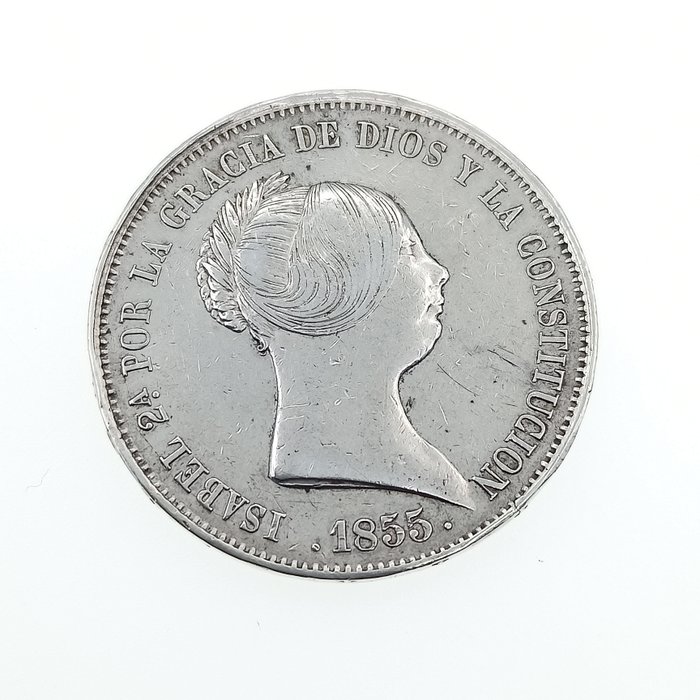 Spanien Isabel II (1833-1868) 20 Reales 1855 Madrid