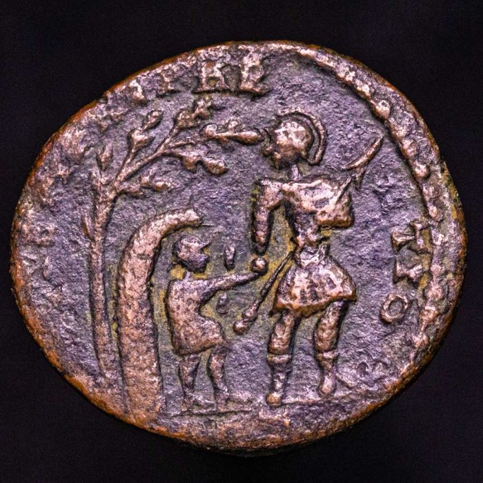 Romarriket. Constans (AD 337-350). Maiorina Arles mint, 348-350 A.D. FEL TEMP REPARATIO  (Ingen mindstepris)