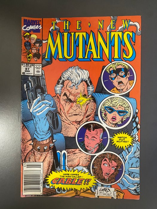 New Mutants #87 - 1st Cable - 1 Comic - Første udgave - 1990