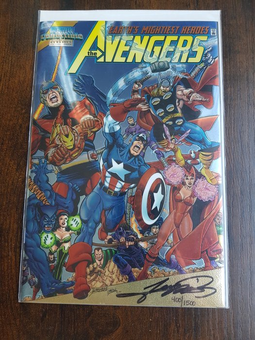 Marvel Collectible Classics: Avengers #1 "George Perez ULTRA RARE Cover" - Signed by legendary artist George Perez - 1 Signed comic/1998