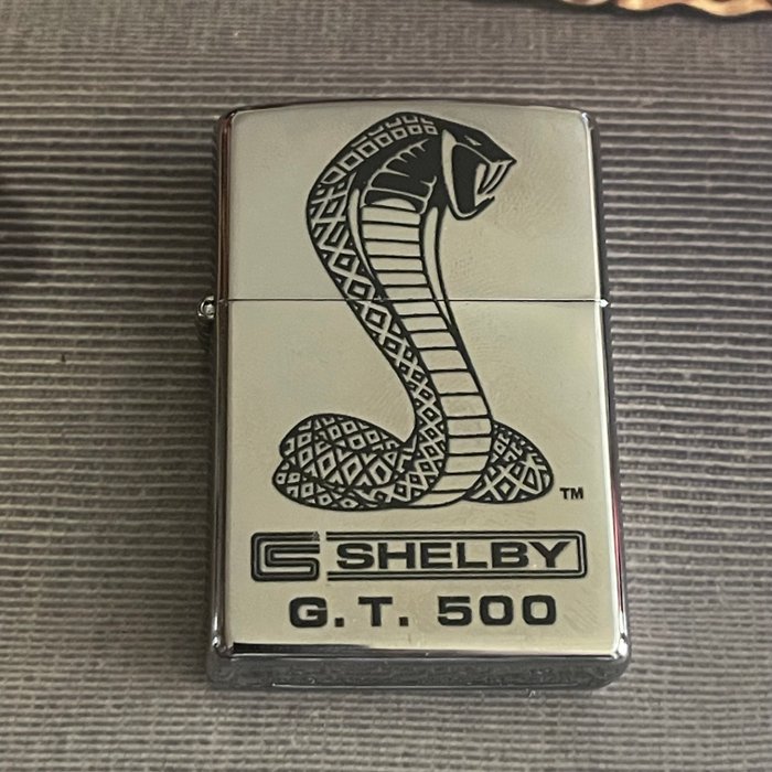 Zippo - SHELBY GT500 - Lommelighter - Bronze (forgyldt og sølvbelagt/patineret/koldtmalet)