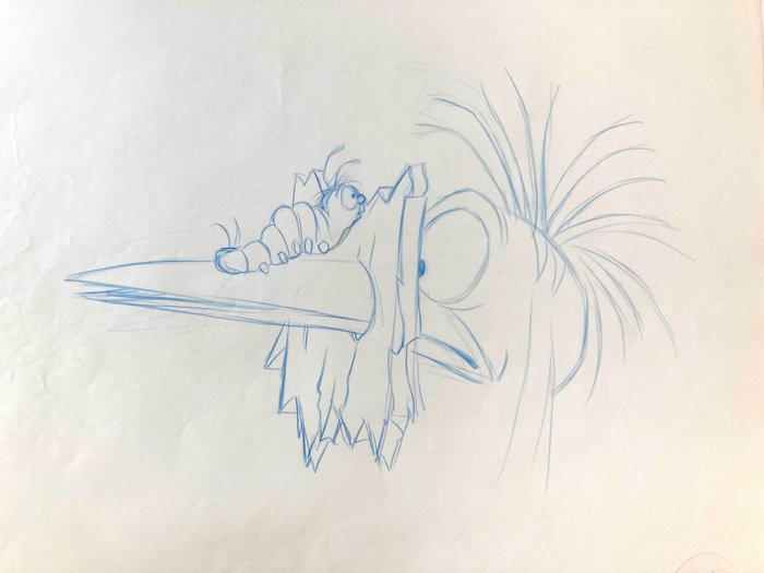 Original Walt Disney of 1981 - The Fox and the Hound Original animationstegning - Boomer and Squaks