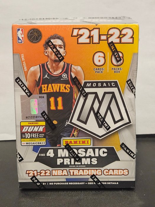 2021/22 Panini Mosaic Prizm Basketball - 1 Sealed box - Næsten så god som ny (NM)