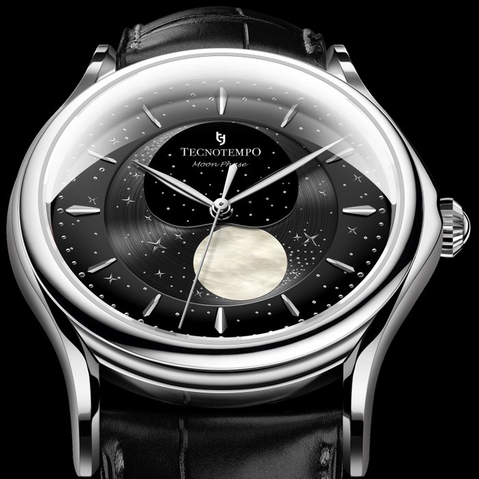 Tecnotempo  - "Moon Phase" Special Edition - - - Ingen mindstepris - TT.50MP.B (grey-black) - Mænd - 2011-nu