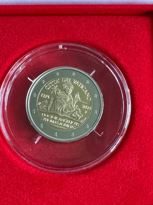 Vatikanstaten. 2 Euro 2024 "San Tommaso d'Aquino" Proof  (Ingen mindstepris)