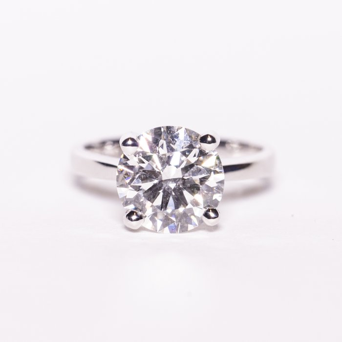 Ingen mindstepris - Forlovelsesring - 18 kraat Hvidguld -  502ct tw Diamant (Laboratoriedyrket) - F VS2 *IDEAL*