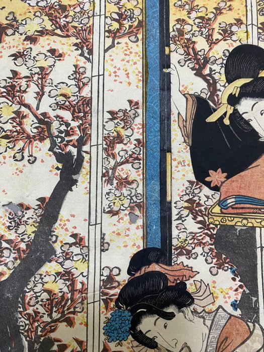 spring morning はるのあした - 1847-52 - Utagawa Kunisada (1785-1865) - Japan -  Edo-perioden (1600-1868)