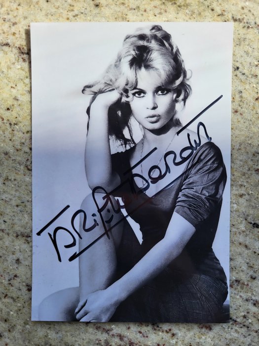 Brigitte Bardot - Signed Photo, s