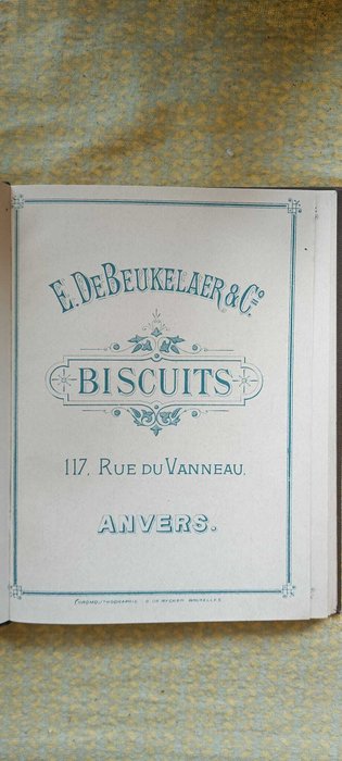 De Beukelaer et cie - De Beukelaer et cie - Biscuits, Anvers, ets De Beukelaer et cie - 1900‹erne