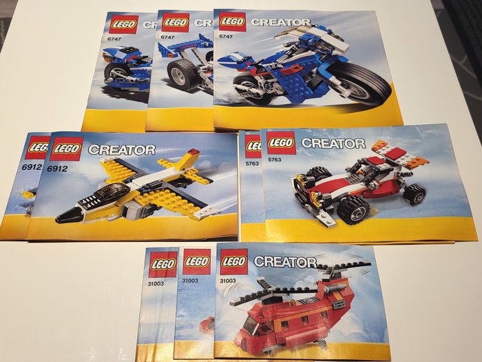 Lego - Creator - 6747, 6912, 5763, 31003 - 2010-2020