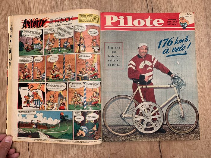 Pilote (magazine) - Recueil N°8 - 1 Album - Første udgave - 1961