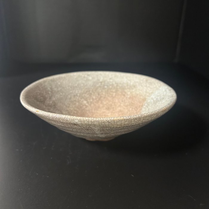 萩焼　by Miwa Setsudo 三輪雪堂　平茶碗 - Chawan - Hagiyaki - Ler - Japansk teskål CHAWAN